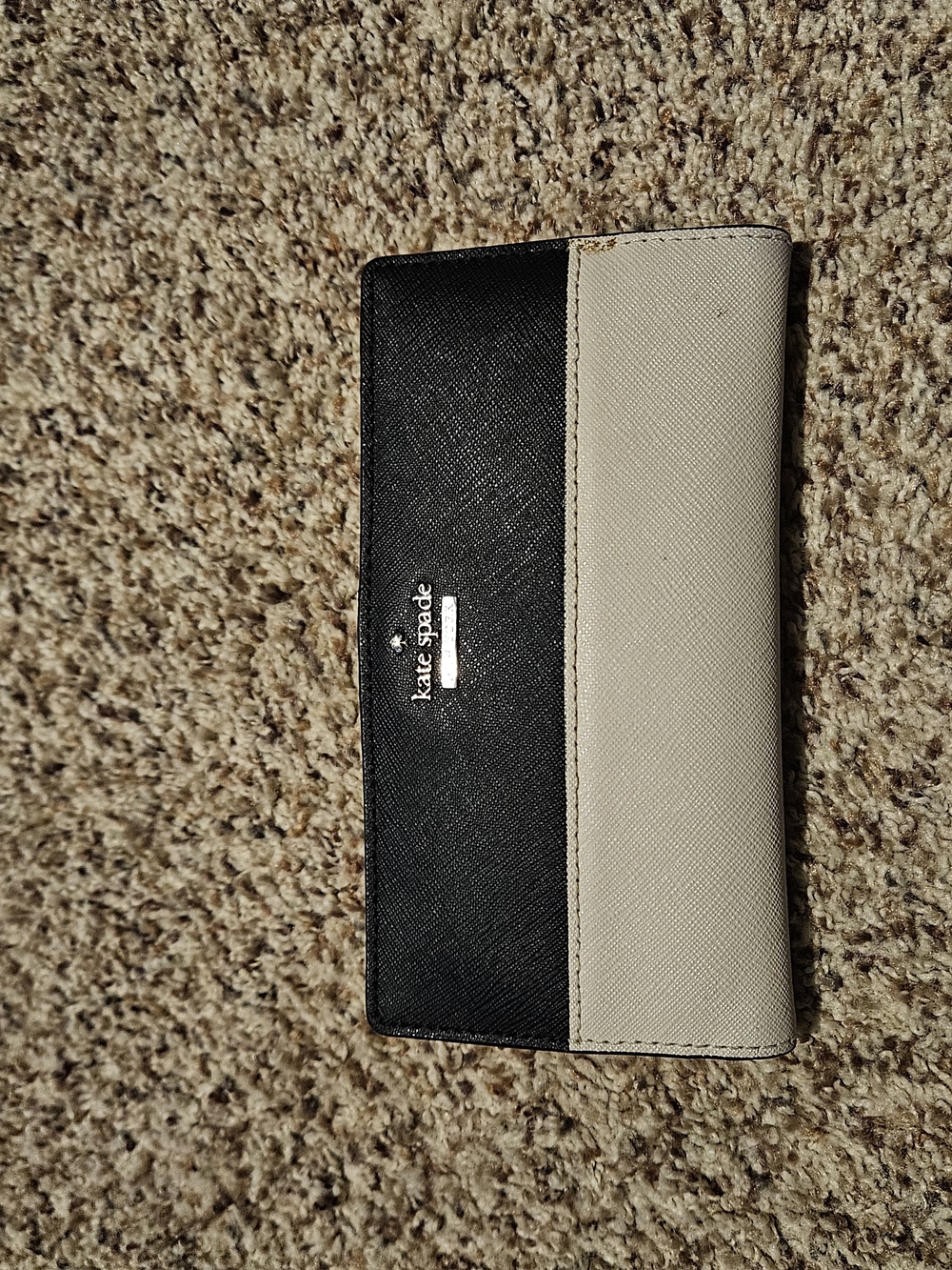 kate spade Black and Cream Phone Wallet Case